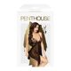 Бэби-долл с ажурным браллетом и высоким разрезом Penthouse - Sweet Beast Black S/M
