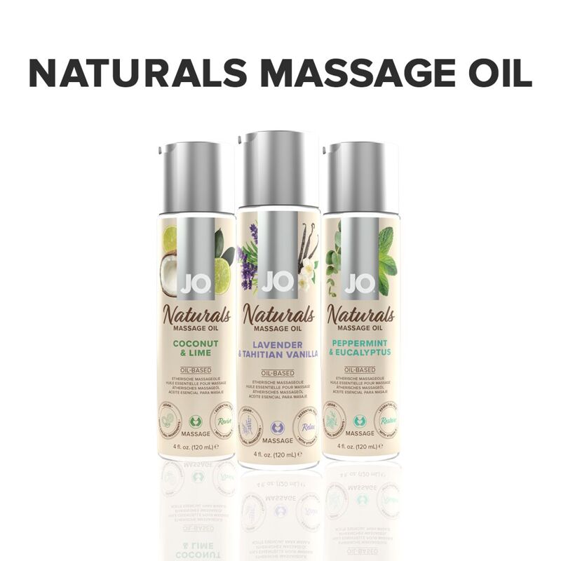 Массажное масло System JO - Naturals Massage Oil - Lavender & Vanilla (120 мл)