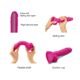 Реалистичный фаллоимитатор Strap-On-Me Sliding Skin Realistic Dildo Fuchsia M, эффект подвижной кожи