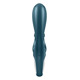 Смарт вибратор кролик Satisfyer Hug Me Bluegrey, 2 мотора, диаметр 4,2см, широкая клиторальная часть