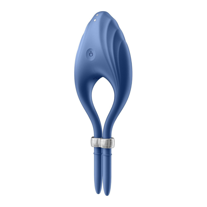Эрекционное виброкольцо лассо Satisfyer Duelist Blue, 10 режимов, мощный мотор
