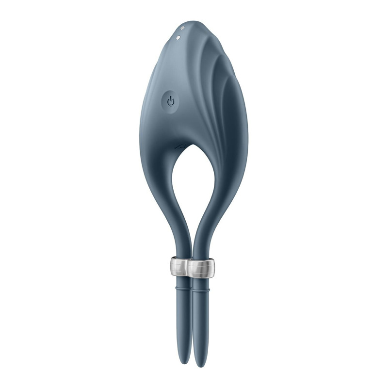 Эрекционное вибокольцо лассо Satisfyer Duelist Dark Blue, 10 режимов, мощный мотор