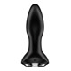 Анальная смарт вибропробка с жемчужным массажем Satisfyer Rotator Plug 2+ Black