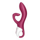 Вибратор кролик с тройным отростком Satisfyer Embrace me Berry, 2 мотора, диаметр 3,6 см