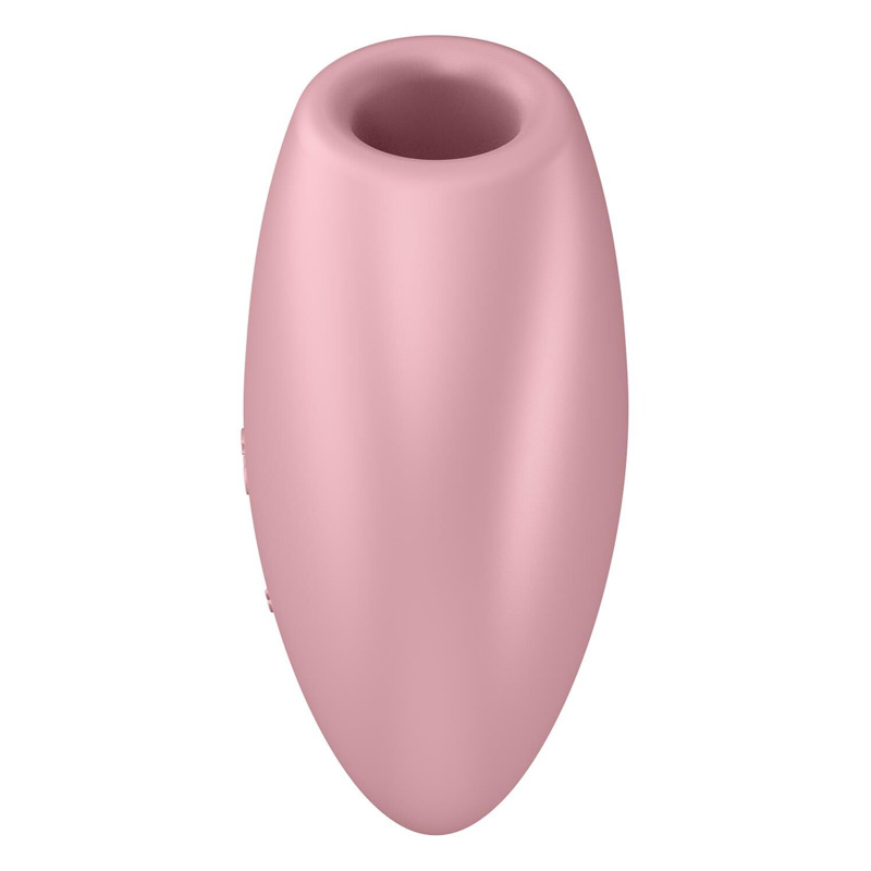 Вакуумный стимулятор-сердечко с вибрацией Satisfyer Cutie Heart Light Red