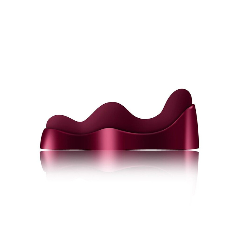 Универсальный sit-on-top вибратор Rocks Off Ruby Glow Blush, пульт ДУ