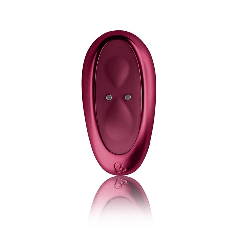 Универсальный sit-on-top вибратор Rocks Off Ruby Glow Blush, пульт ДУ