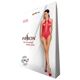 Бодистокинг с декольте Passion BS088 red, имитация корсетной шнуровки