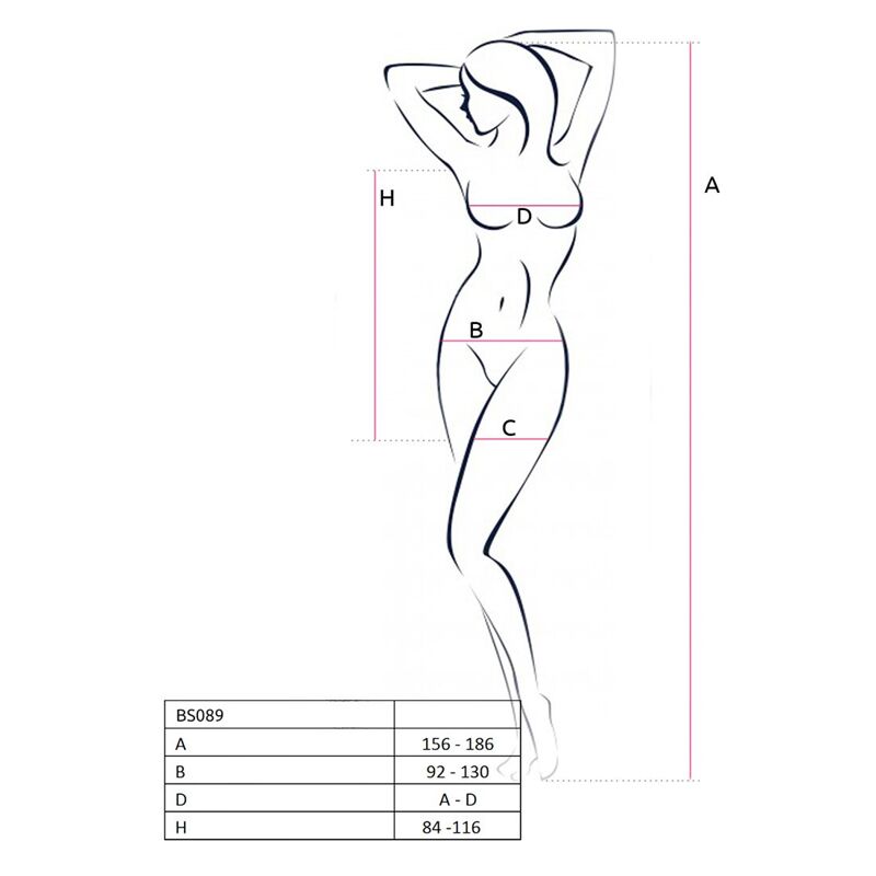 Бодистокинг-платье Passion BS089 red, мини, плетение в виде паутины