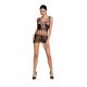 Бодистокинг мини-платье с бабочками Passion BS090 One Size black