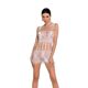 Бодистокинг мини-платье с бабочками Passion BS090 One Size white