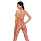 Бодистокинг в очень крупную сетку Passion BS091 red, с доступом