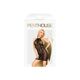 Мини-платье Penthouse Cautious Cat XL Black, кружево, вставка в зоне декольте, вырез на спине