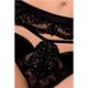 Комплект белья Passion Exclusive TONYA SET S/M, black, трусики, лиф, пояс для чулок