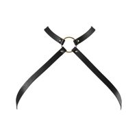 Портупея из экокожи Bijoux Indiscrets MAZE — Cross Chest Harness Black Портупея из экокожи Bijoux Indiscrets MAZE — Cross Chest Harness Black