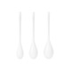 Набор йони бусин Satisfyer Yoni Power 1 White, диаметр 2-2,5-3см, вес 22-46-74гр