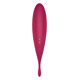 Смарт-вибратор для клитора с вакуумной стимуляцией Satisfyer Twirling Pro+ dark red