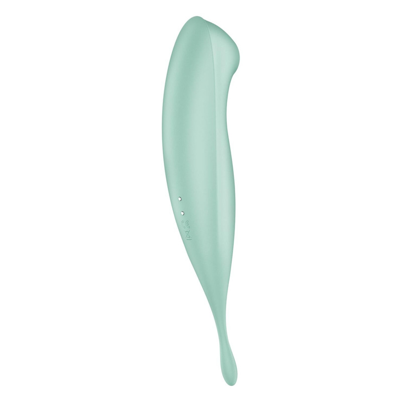 Смарт-вибратор для клитора с вакуумной стимуляцией Satisfyer Twirling Pro+ Mint