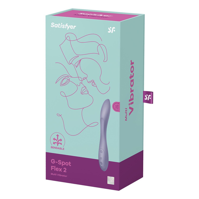 Универсальный вибратор Satisfyer G-Spot Flex 2, гибкий ствол с фиксацией положения