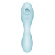 Вакуумный смарт-стимулятор с вибрацией Satisfyer Curvy Trinity 5 (Blue), управление со смартфона