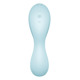 Вакуумный смарт-стимулятор с вибрацией Satisfyer Curvy Trinity 5 (Blue), управление со смартфона