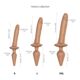 Анальная пробка с дилдо 2в1 Strap-On-Me SWITCH PLUG-IN REALISTIC DILDO Caramel S, диаметр 3,3/2,9 см