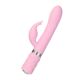 Роскошный кролик с ротацией и вибрацией Pillow Talk Lively, Pink, кристалл Сваровски, тройной отрост