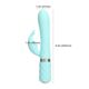 Роскошный кролик с ротацией и вибрацией Pillow Talk Lively, Teal, кристалл Сваровски, тройной отрост