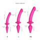 Анальная пробка с дилдо Strap-On-Me SWITCH PLUG-IN SEMI-REALISTIC DILDO FUCHSIA - L (мятая упаковка)