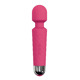 Минивибромассажер Dorcel Wand Wanderful Magenta мощный, водонепроницаемый, 18 режимов работы
