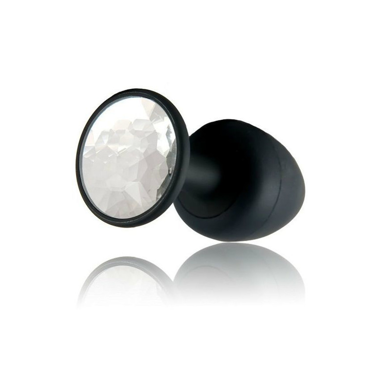 Анальная пробка Dorcel Geisha Plug Diamond XL с шариком внутри, создает вибрации, макс диаметр 4,5см