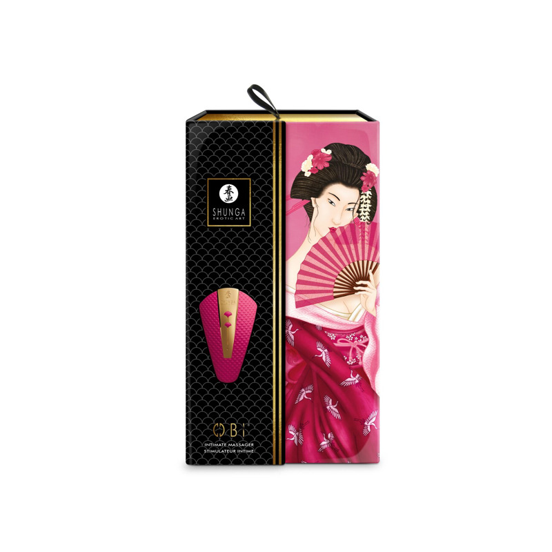 Клиторальный вибратор Shunga Obi Raspberry