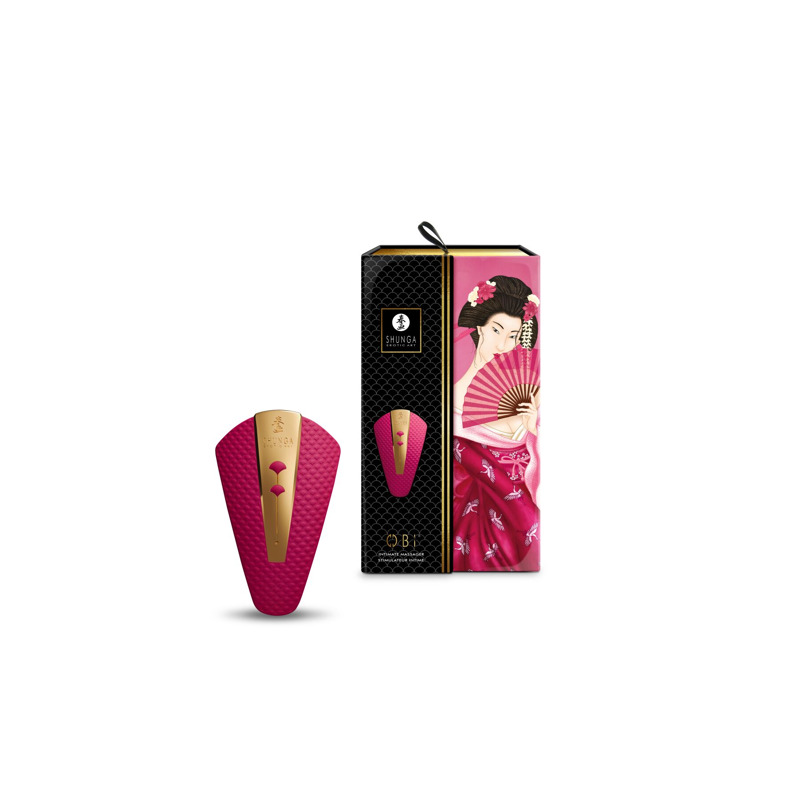 Клиторальный вибратор Shunga Obi Raspberry