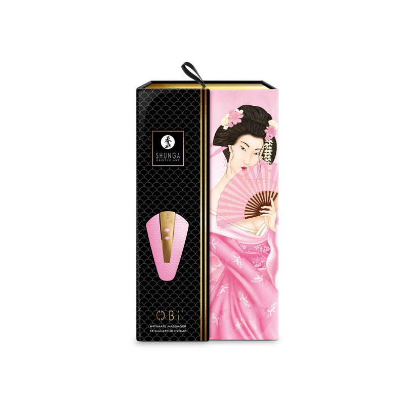 Клиторальный вибратор Shunga Obi Light Pink
