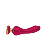 Вибратор для точки G Shunga Sanya Raspberry, гибкий ствол