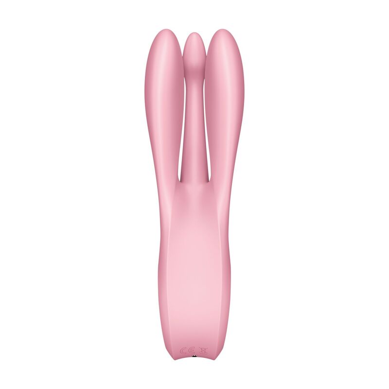 Клиторальный вибратор Satisfyer Threesome 1 Pink с тремя гибкими пальчиками