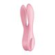 Клиторальный вибратор Satisfyer Threesome 1 Pink с тремя гибкими пальчиками