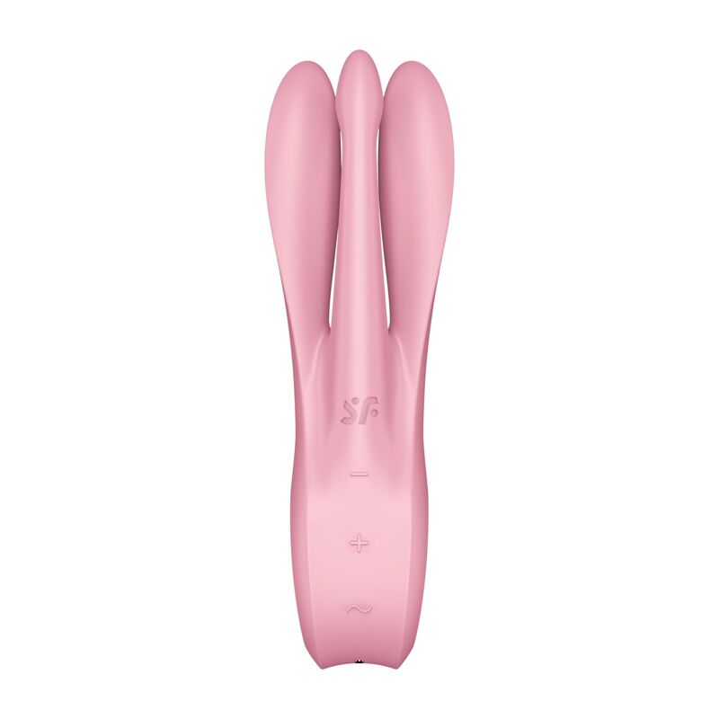 Клиторальный вибратор Satisfyer Threesome 1 Pink с тремя гибкими пальчиками