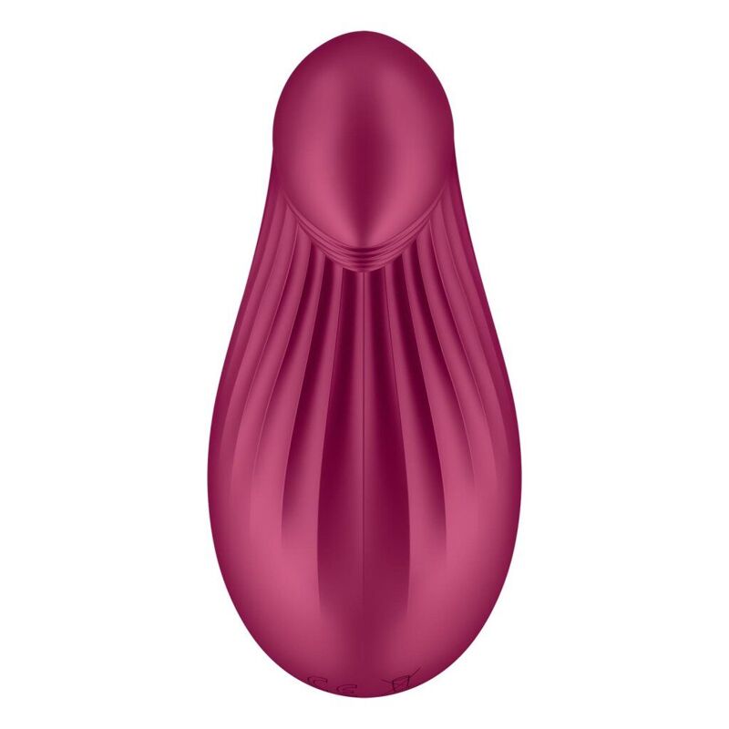 Вибратор Satisfyer Dipping Delight Berry, 2 мотора, гибкий кончик
