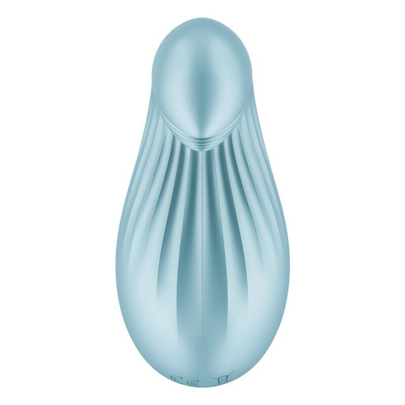 Вибратор Satisfyer Dipping Delight Light Blue, 2 мотора, гибкий кончик