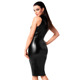 Платье Noir Handmade F337 Powerwetlook midi dress - XL