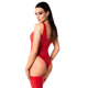 Боди Noir Handmade F352 Red powerwetlook body - XL