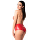 Шорты Noir Handmade F356 Red powerwetlook shorts - S