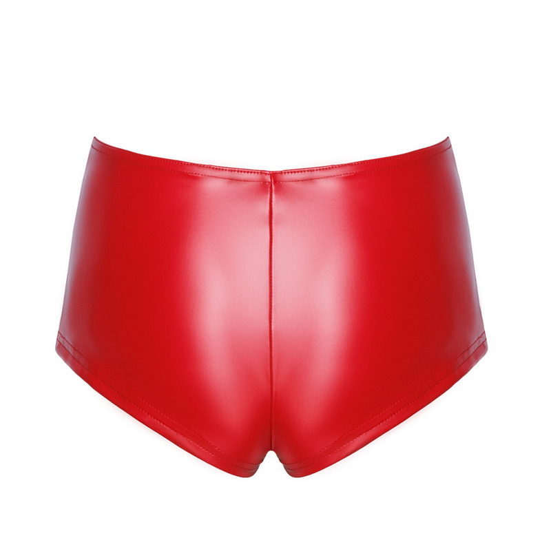 Шорты Noir Handmade F356 Red powerwetlook shorts - 3XL