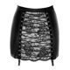 Юбка Noir Handmade F341 Powerwetlook and lace skirt - XXL