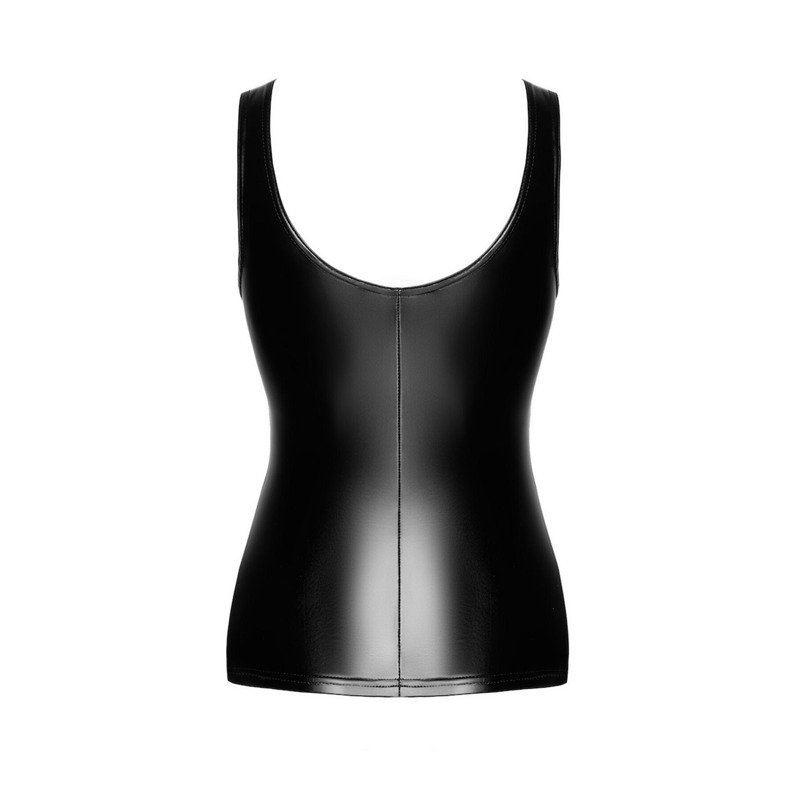 Топ Noir Handmade F346 Powerwetlook top - XL