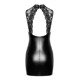 Платье Noir Handmade F343 Powerwetlook and lace mini skirt - S