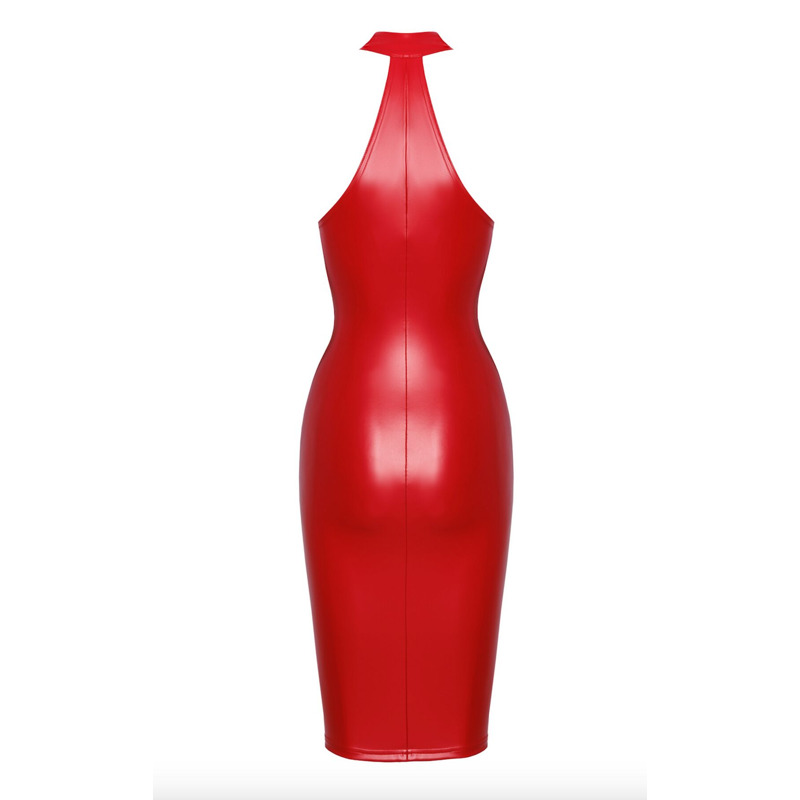 Платье Noir Handmade F354 Red powerwetlook dress - XL