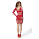Бодистокинг Passion BS105 One Size, red