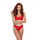 Комплект Passion DENELIA SET red XXL/XXXL